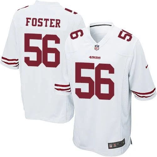 Men San Francisco 49ers #56 Reuben Foster Nike White Retired Player Game NFL Jersey->san francisco 49ers->NFL Jersey